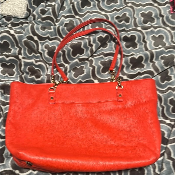 Michael Kors Red Tote with Gold Hardware - Picture 1 of 4